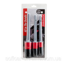 НАБІР ПЕНЗЛІВ ДЛЯ ДЕТЕЙЛІНГУ - ЕКСТЕР'ЄР - ALL IN THE DETAILS EXTERIOR DETAILING BRUSHES
