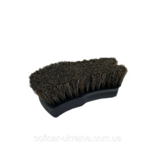 Щітка для шкіри з кінського волосу Krespo Interior Leather Brush, 15x5x3 см