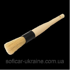 ПЕНЗЕЛЬ ДЛЯ ОЧИСТКИ ІНТЕР'ЕРУ ТА ЕКСТЕР'ЕРУ АВТОМОБІЛЯ Goat Boar's Hair Detail Brush